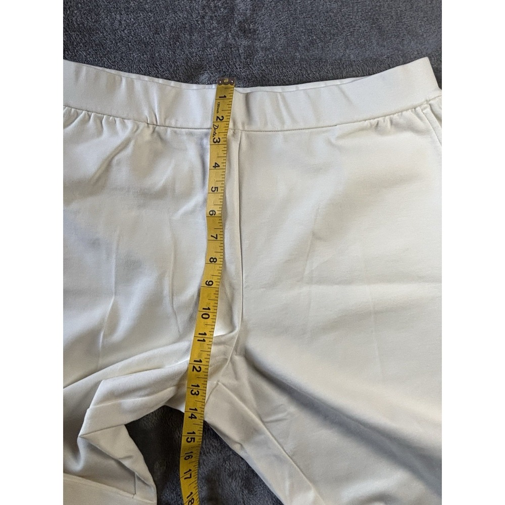 Beautiful by Lawrence Darian Women's Dress White Pants A675932 Size L New Preppy - Picture 4 of 10